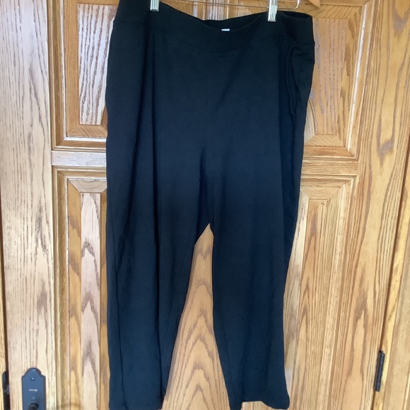 JJILL Pure JJILL affinity French Terry black pants - Picture 1 of 2